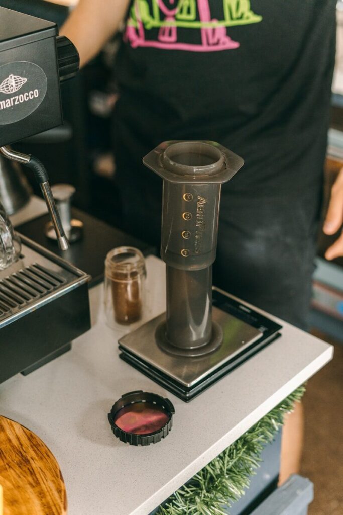 AeroPress kávékészítés